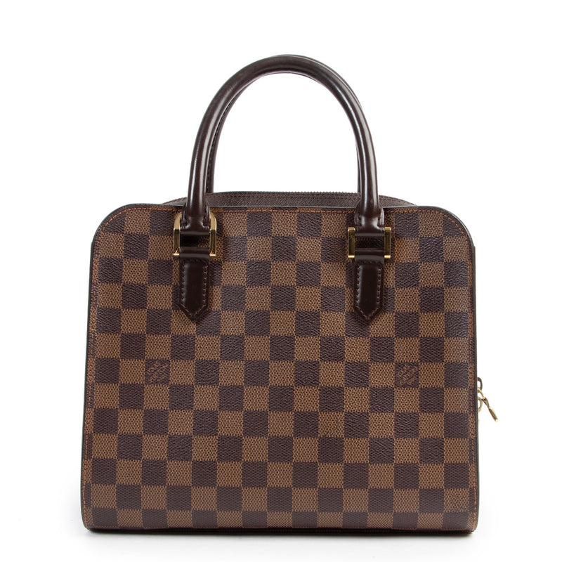 Shop safe online authentic second hand Louis Vuitton Triana Damier Ebene Tote Bag. Buy online Louis Vuitton Triana Damier Ebene Tote Bag in a safe way. Shop Louis Vuitton Triana Damier Ebene Tote Bag online safely.