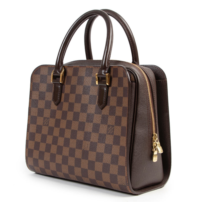 Shop safe online authentic second hand Louis Vuitton Triana Damier Ebene Tote Bag. Buy online Louis Vuitton Triana Damier Ebene Tote Bag in a safe way. Shop Louis Vuitton Triana Damier Ebene Tote Bag online safely.