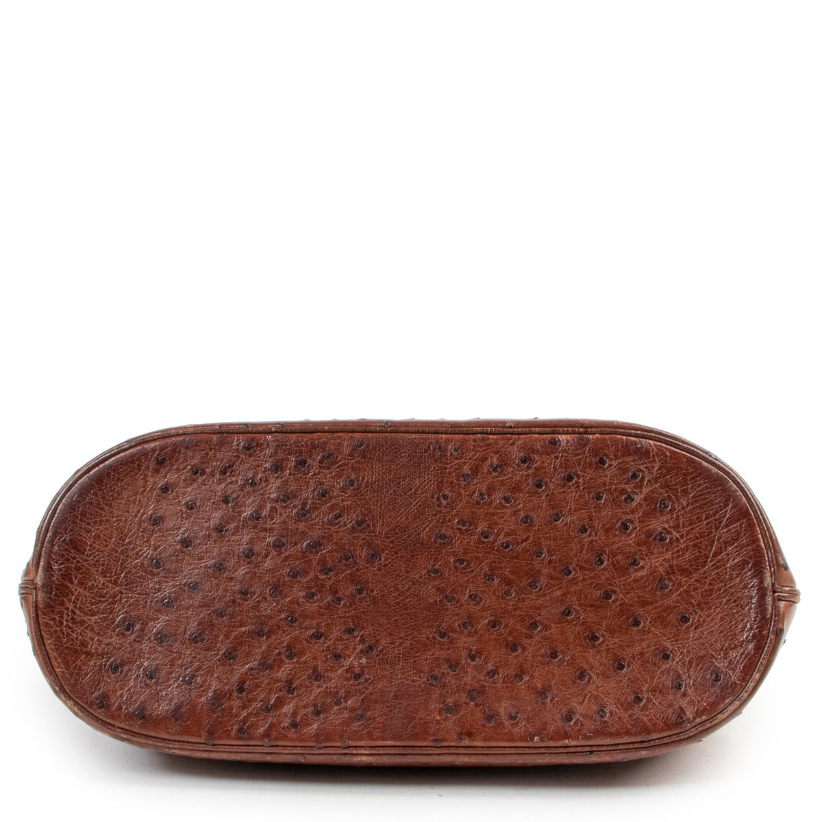 Delvaux Tabac Struisvogel Baltimore GM Handtas