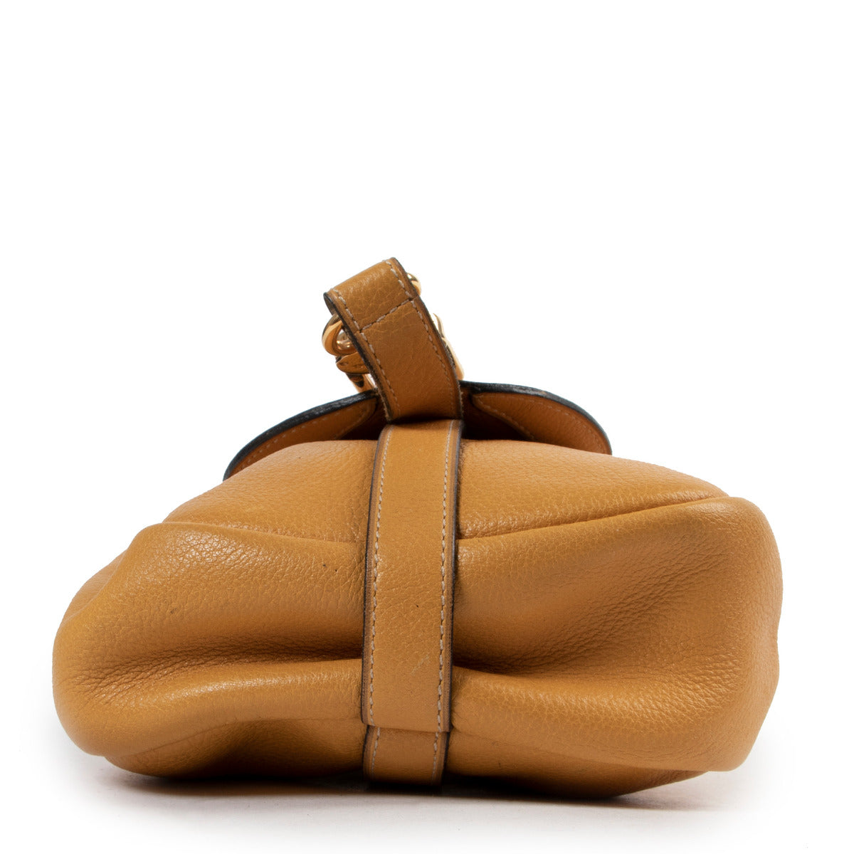 Delvaux Mini Yellow Cerceau Crossbody Bag