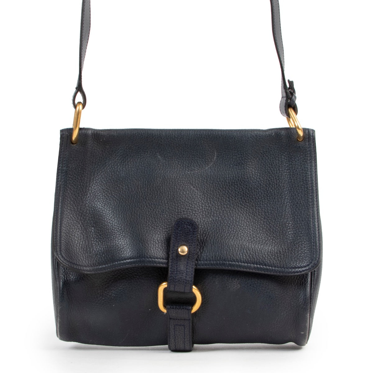 Shop safe online authentic second hand Delvaux Blue Shoulder Bag at the right price at Labellov.com. Veilig online kopen van een authentieke blauwe Delvaux handtas aan de juiste prijs bij Labellov.com.