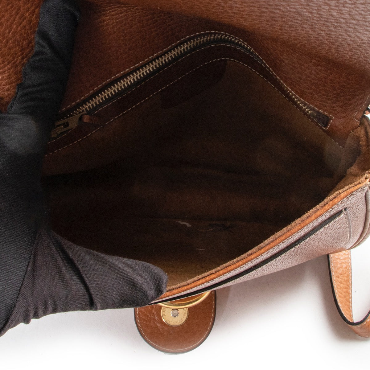 Shop safe online authentic Delvaux Cognac Crossbody at the right price at Labellov.Com