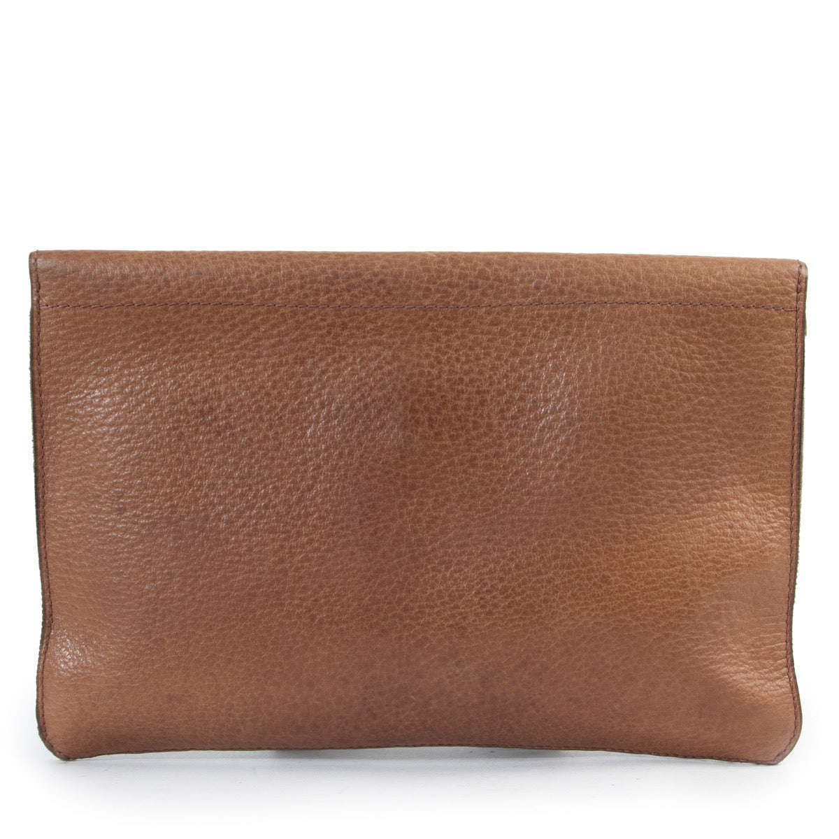 Shop safe online authentic second hand Delvaux Brown Toile De Cuir Clutch at the right price.