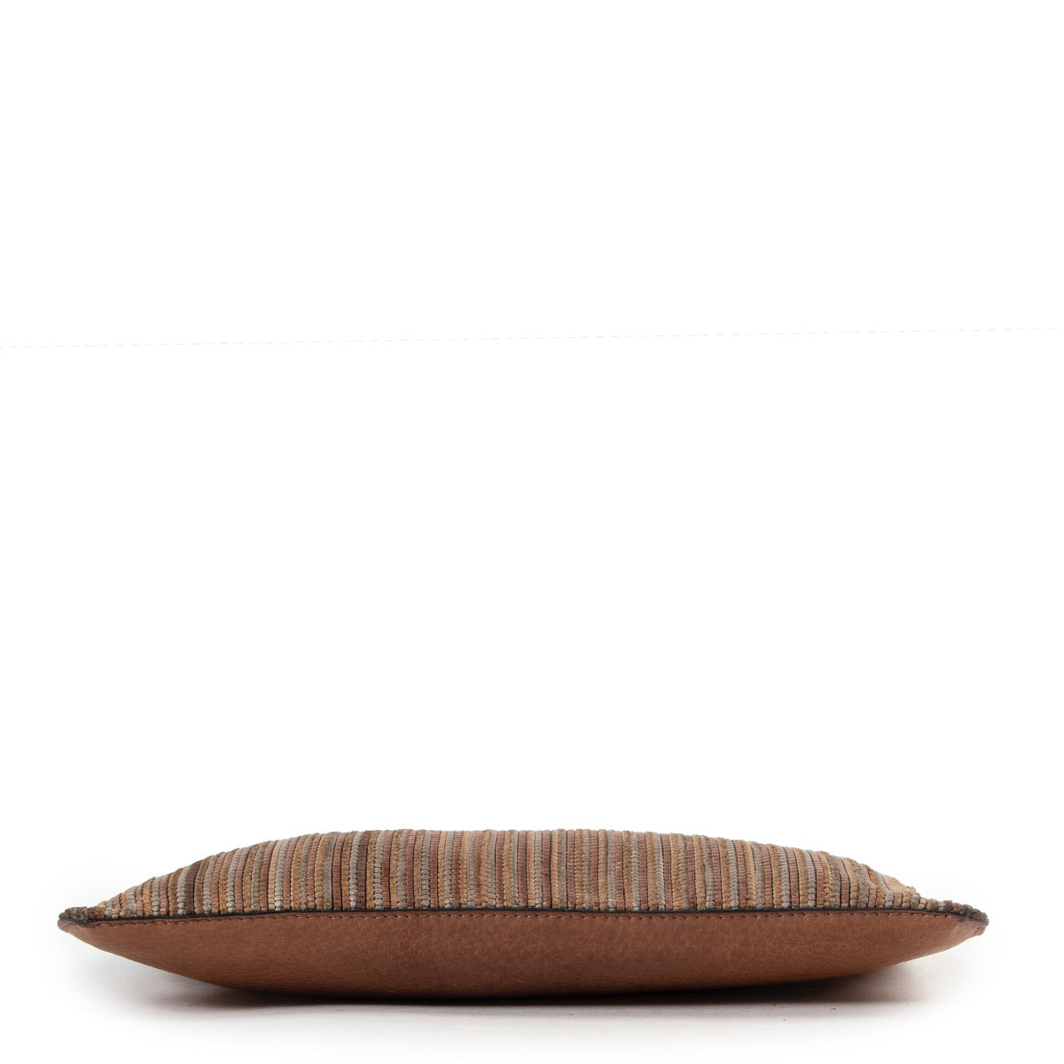 Shop safe online authentic second hand Delvaux Brown Toile De Cuir Clutch at the right price.