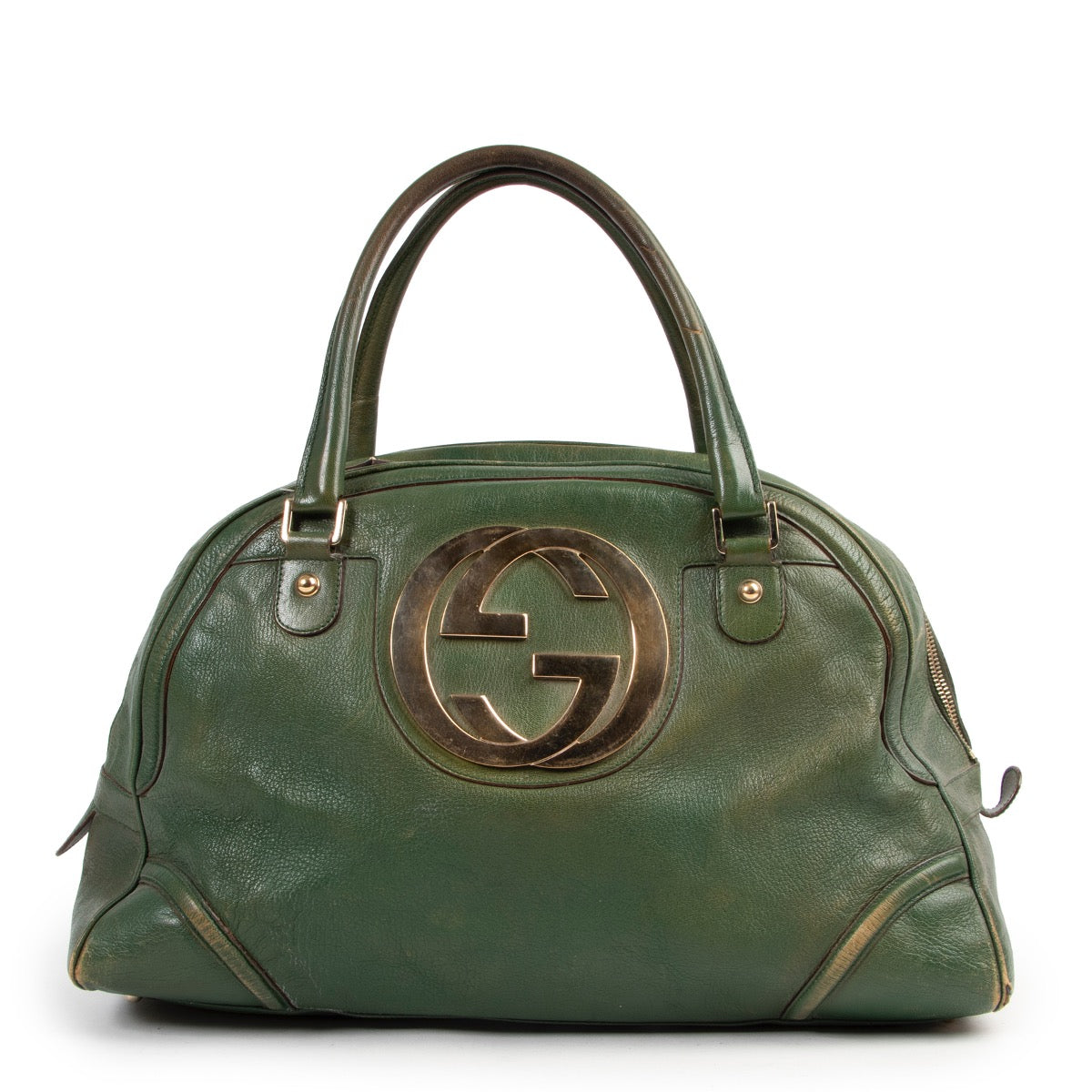 Shop safe online authentic second hand Gucci Green Leather Shoulder Bag. Buy online Gucci Green Leather Shoulder Bag in a safe way. Shop Gucci Green Leather Shoulder Bag online safely.