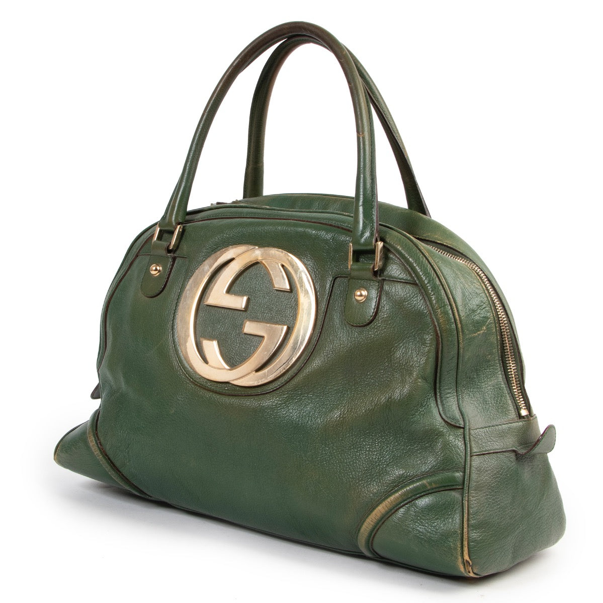 Shop safe online authentic second hand Gucci Green Leather Shoulder Bag. Buy online Gucci Green Leather Shoulder Bag in a safe way. Shop Gucci Green Leather Shoulder Bag online safely.