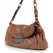 Shop safe online authentic second hand Prada Brown Shoulder bag at the right price at Labellov.Com.