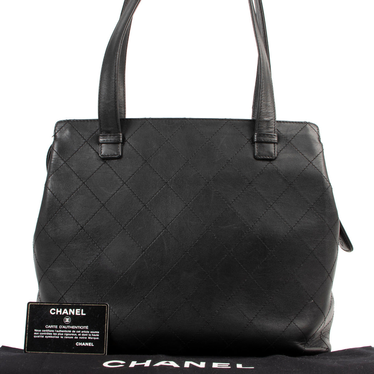 Shop safe online authentic Chanel Black Shoulderbag in good preloved condition.