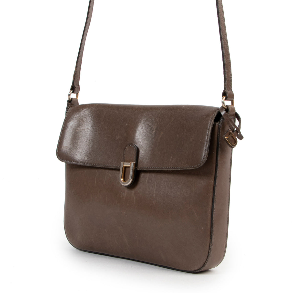 Delvaux Vintage Brown Crossbody Bag aan de beste prijs bij Labellov tweedehands luxe