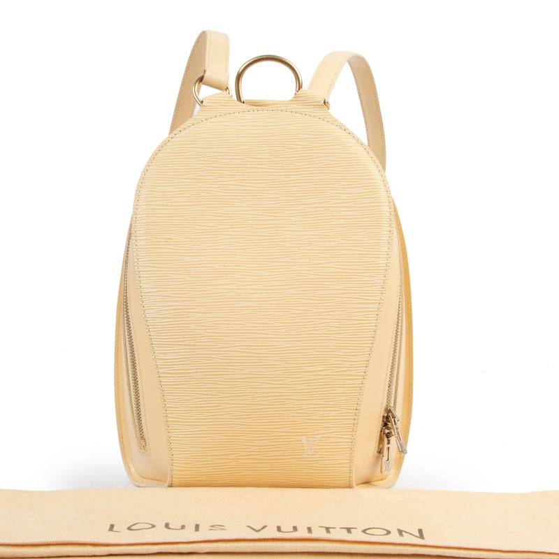 Safely purchase a used one Louis Vuitton Yellow Leather Mabillon Backpack Bag. Buy online in a reliable way a Louis Vuitton Yellow Leather Mabillon Backpack Bag. Buy in a safe site and easy way a Louis Vuitton Yellow Leather Mabillon Backpack Bag.