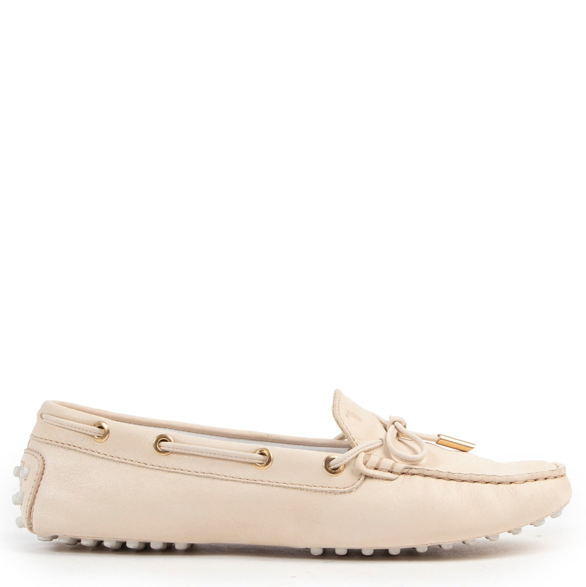 Buy in very good condition a Tods Beige Loafers Sneakers-Size 38