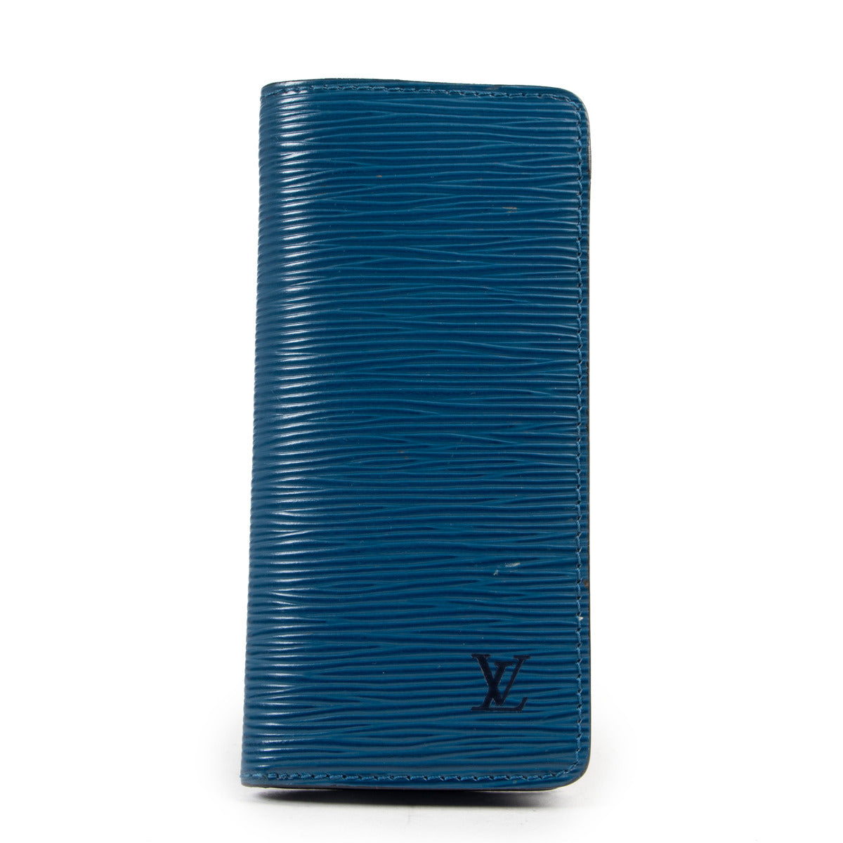 Louis Vuitton Blue Epi Leather Glasses Case