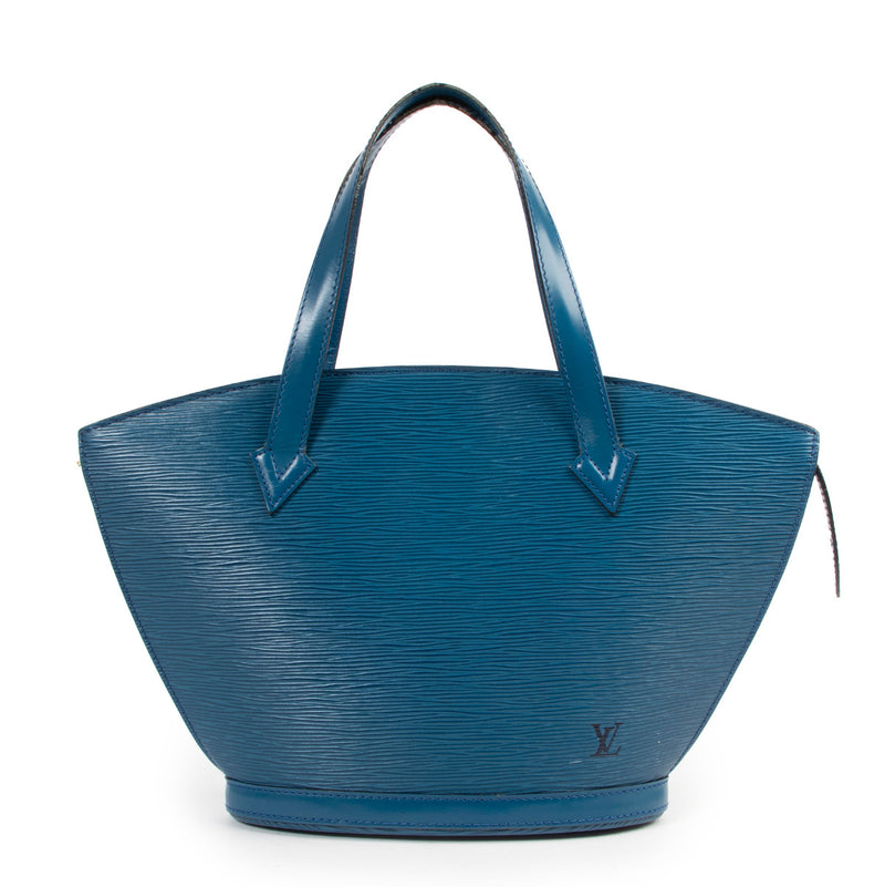 Louis Vuitton Blue Epi St. Jacques Shoulder Bag