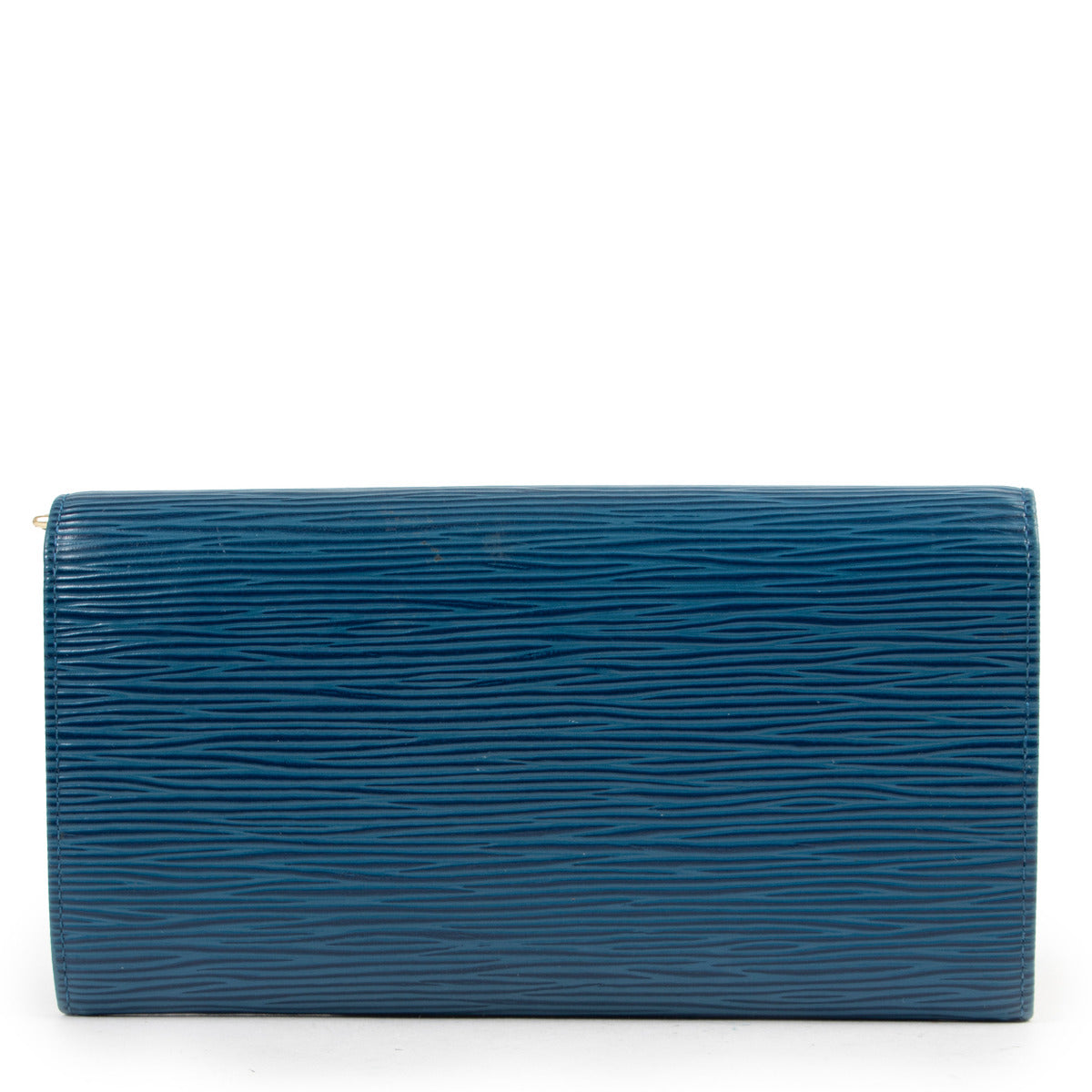 Louis Vuitton Blue Epi Leater Sarah Wallet