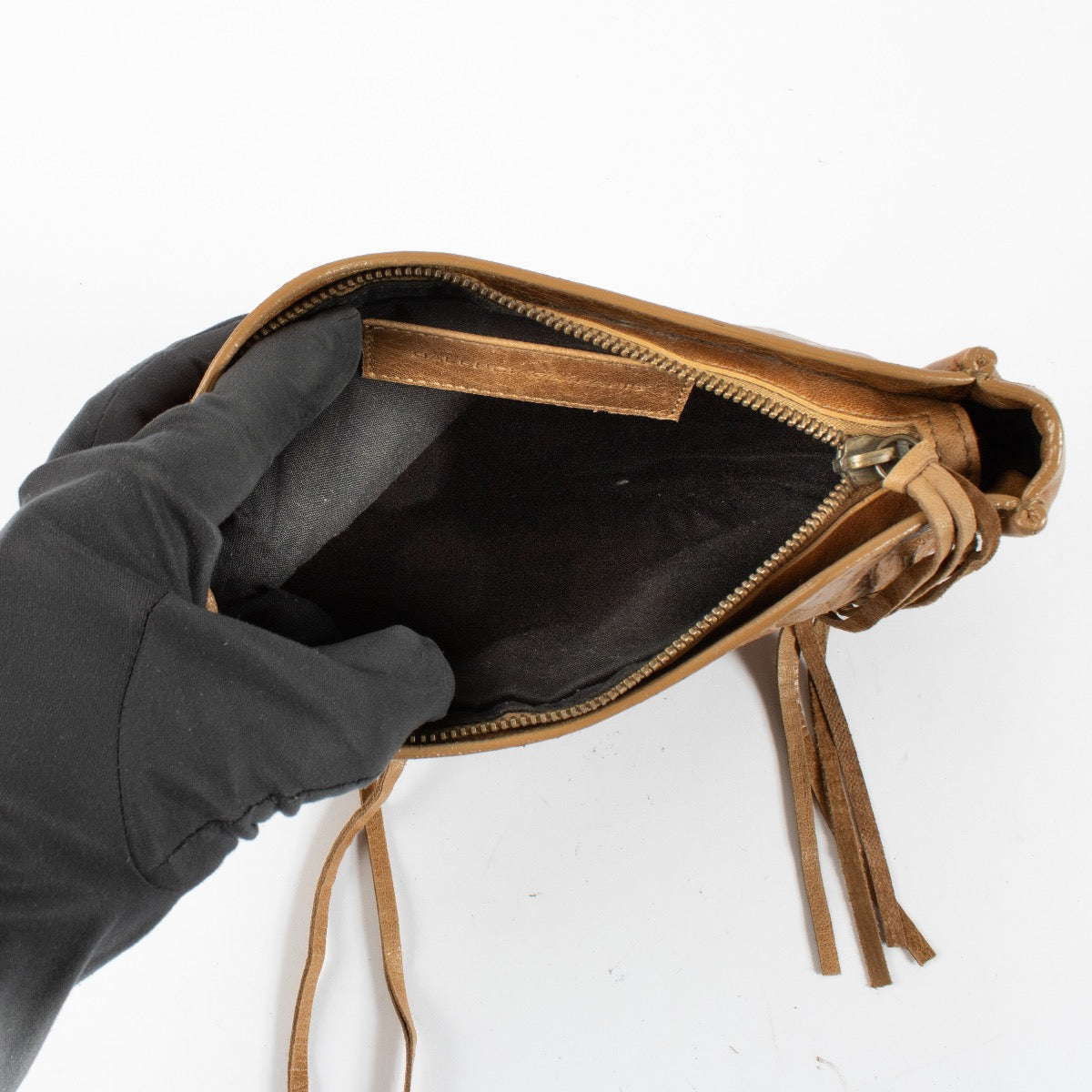 Authentic second hand Balenciaga Brown Clutch on Labellov.com