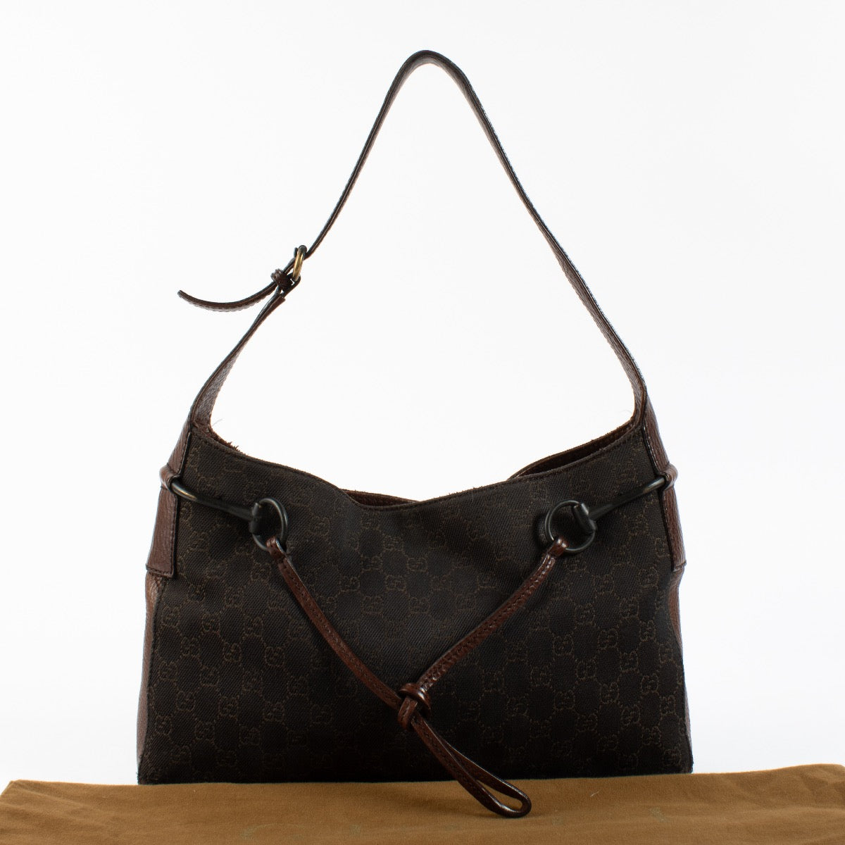 Authentic second hand Gucci Brown Top handle on Labellov.com
