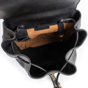 Buy second hand Delvaux Black Leather Backpack.
