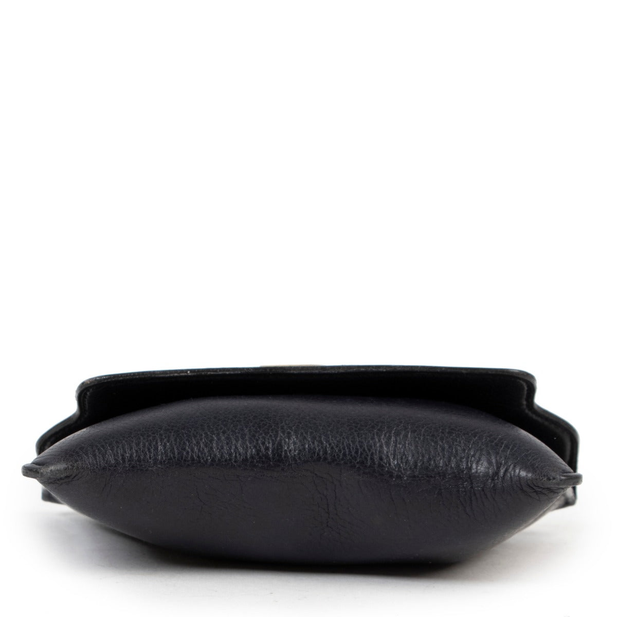 Buy in very good condition a Delvaux Blue Leather Pouch.