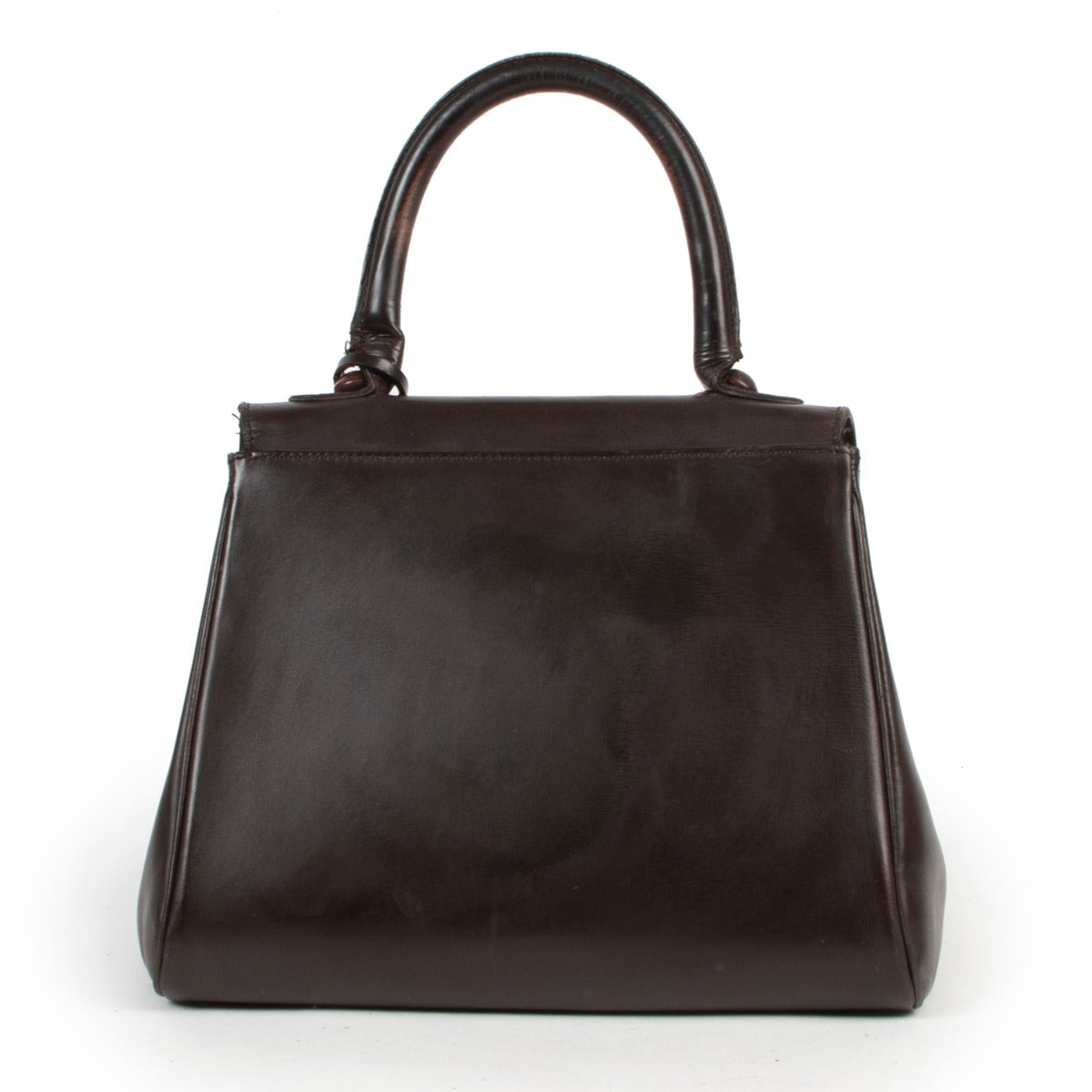 Buy Delvaux Brown Leather Top Handle Brillant reliably.