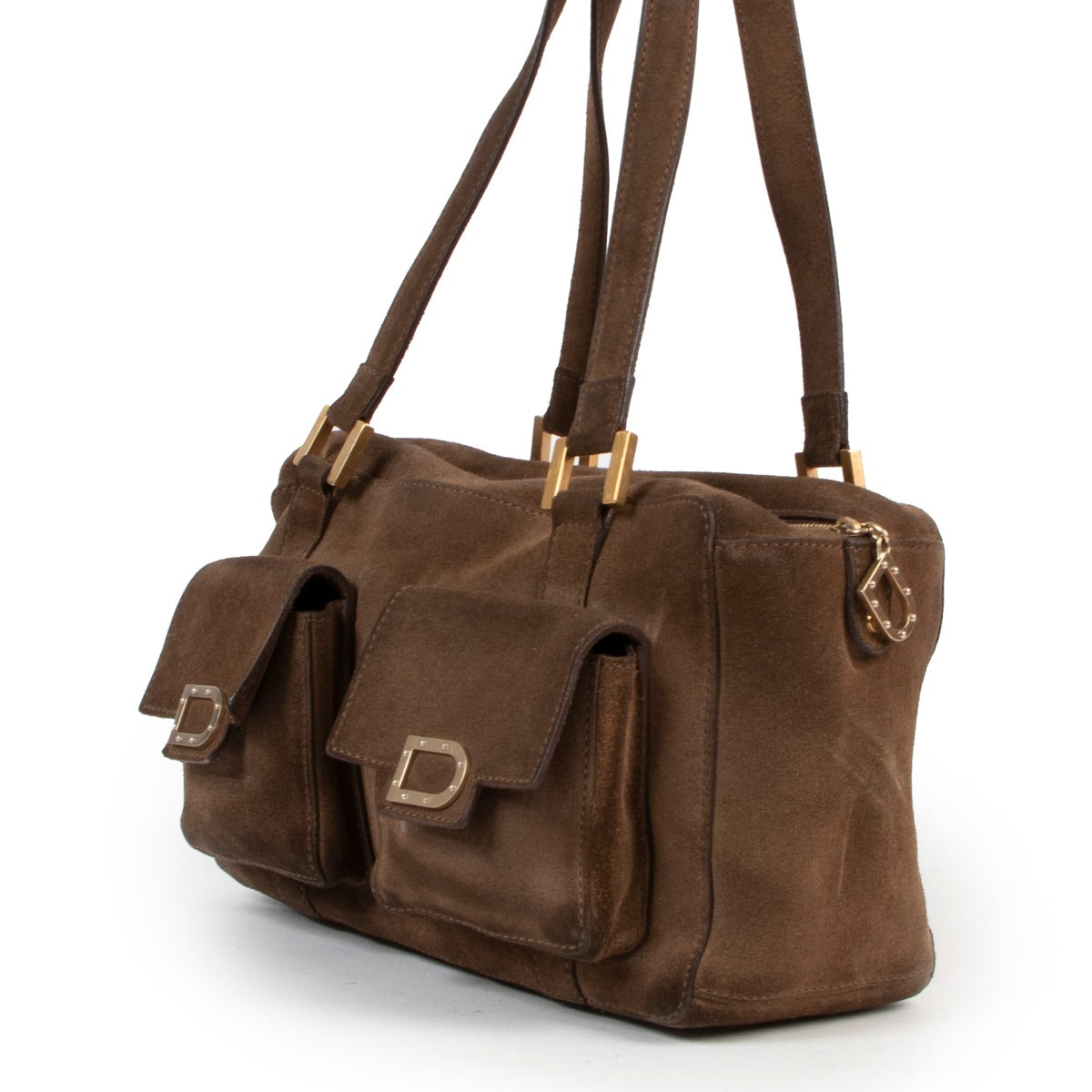 Buy Delvaux Brown Suede Benjamin Shoulderbag reliably.