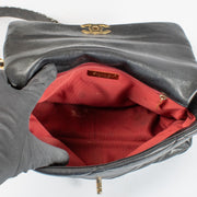 shop 100% authentic second hand Chanel Black Shiny Goatskin Large 19 Bag on Labellov.com