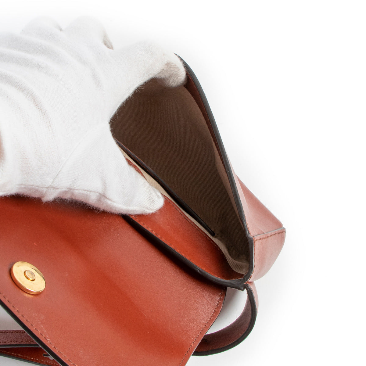 Chloé Brique Red Crossbody Belt Bag