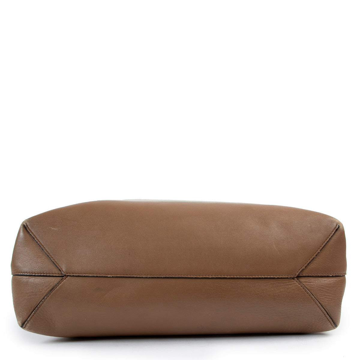 Marni Cream and Tan Two-Tone Top Handle