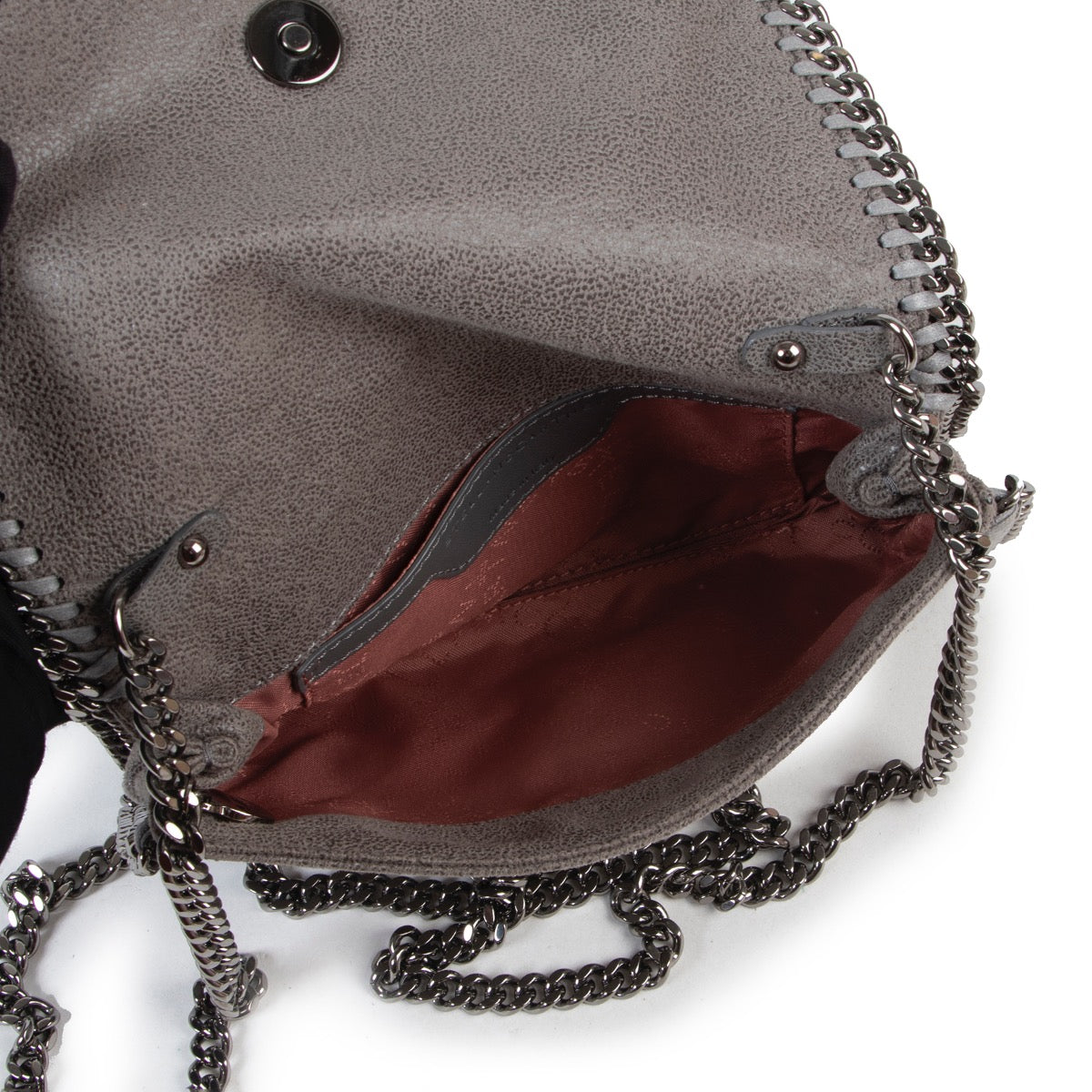 Stella McCartney Grijze Fold Over Falabella Clutch