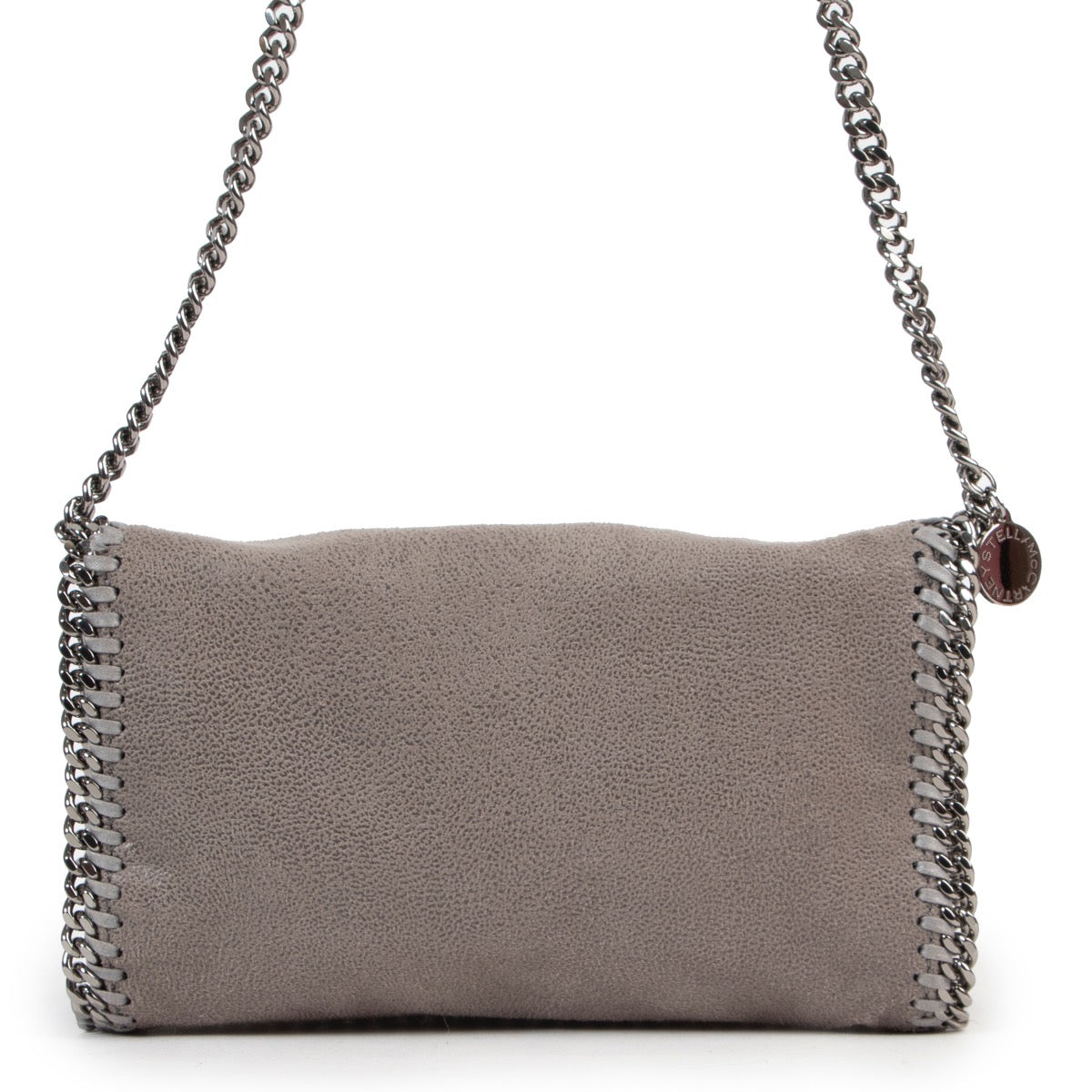 Stella McCartney Grijze Fold Over Falabella Clutch