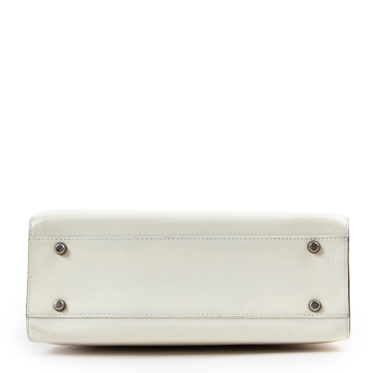 Delvaux Cream Top Handle Bag