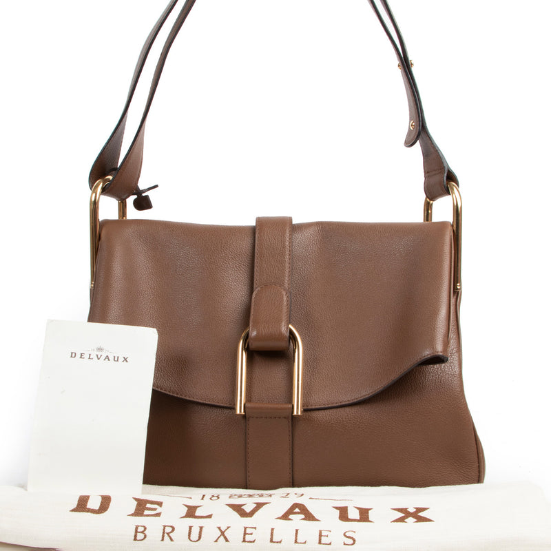 Delvaux Bruine Givry Schoudertas