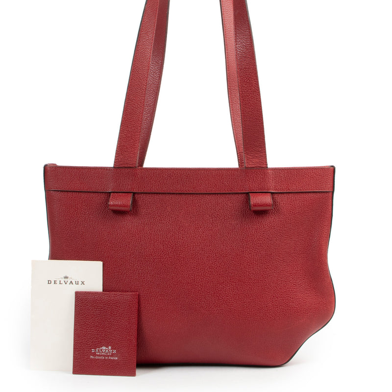 Delvaux rode schoudertas
