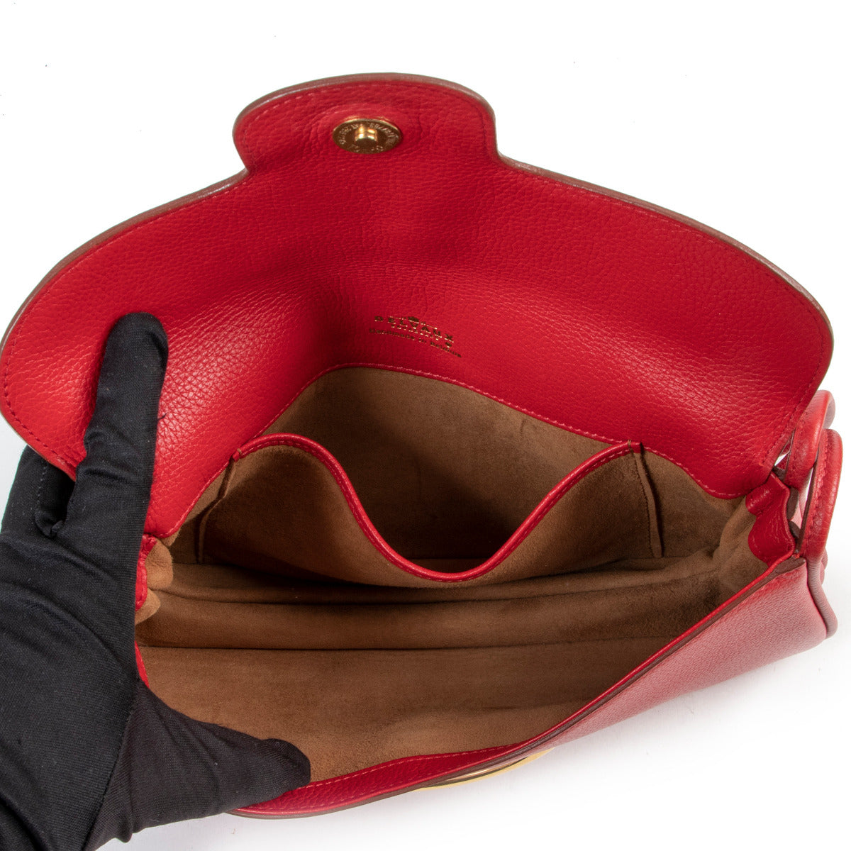 Delvaux Red Shoulder Bag