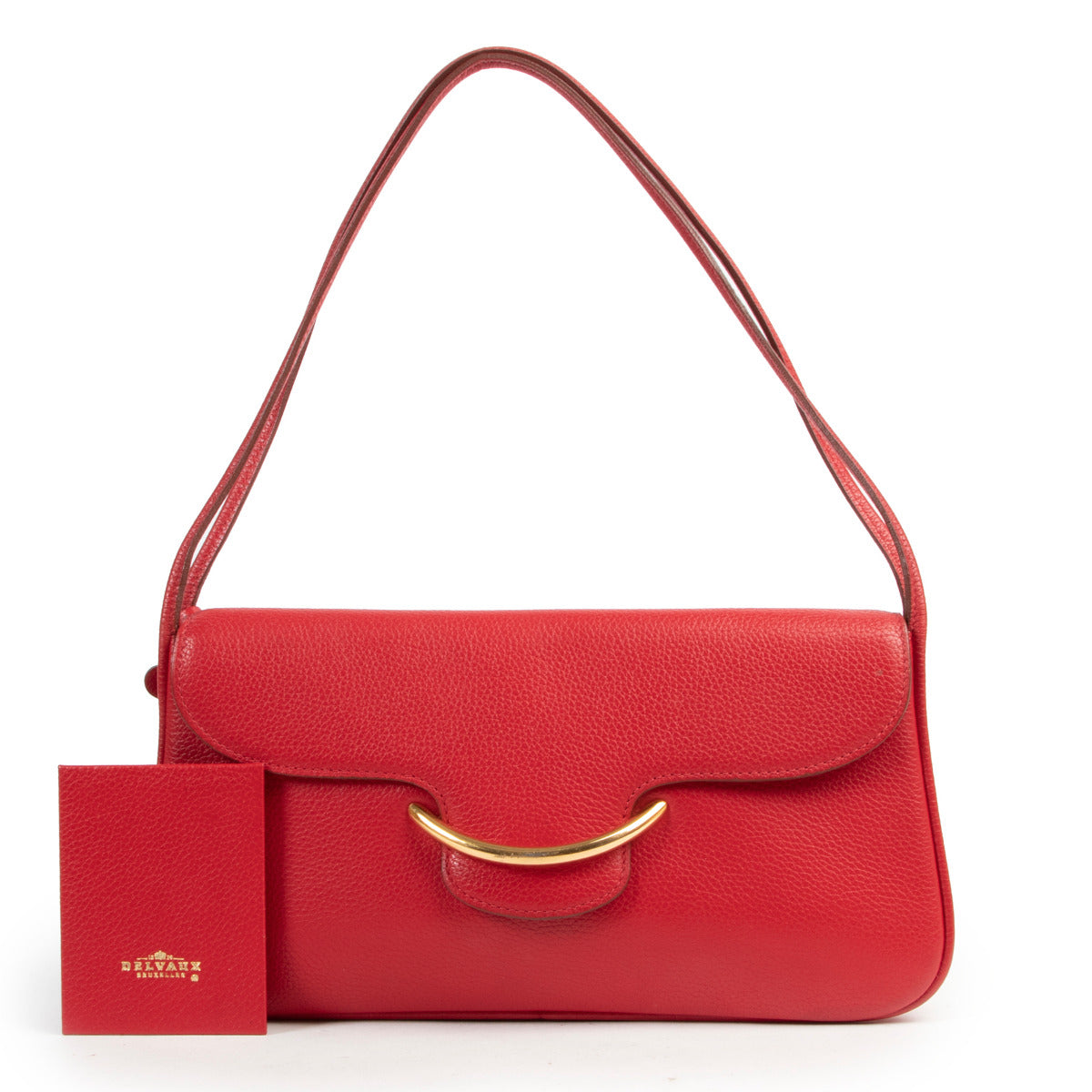 Delvaux Red Shoulder Bag