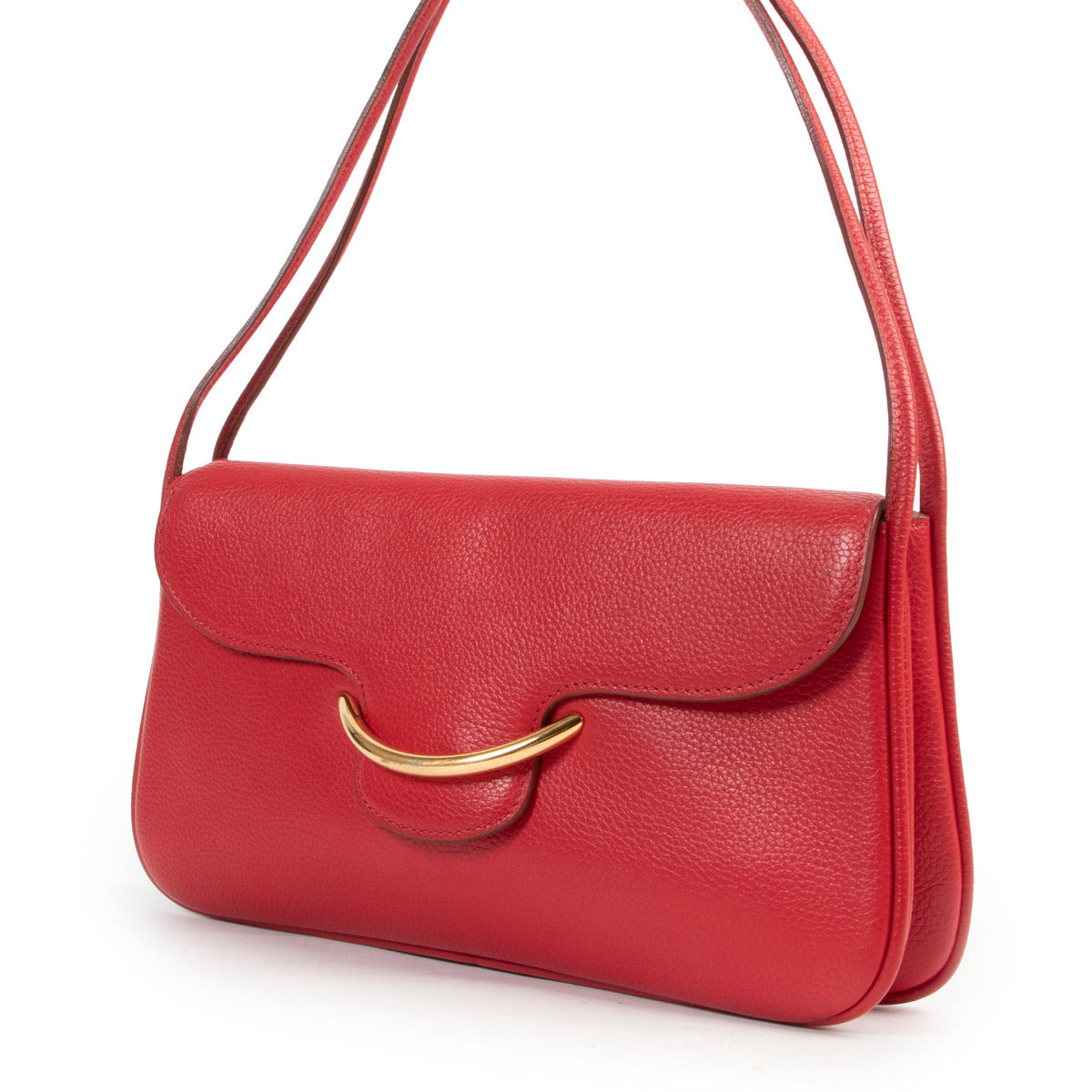 Delvaux Red Shoulder Bag