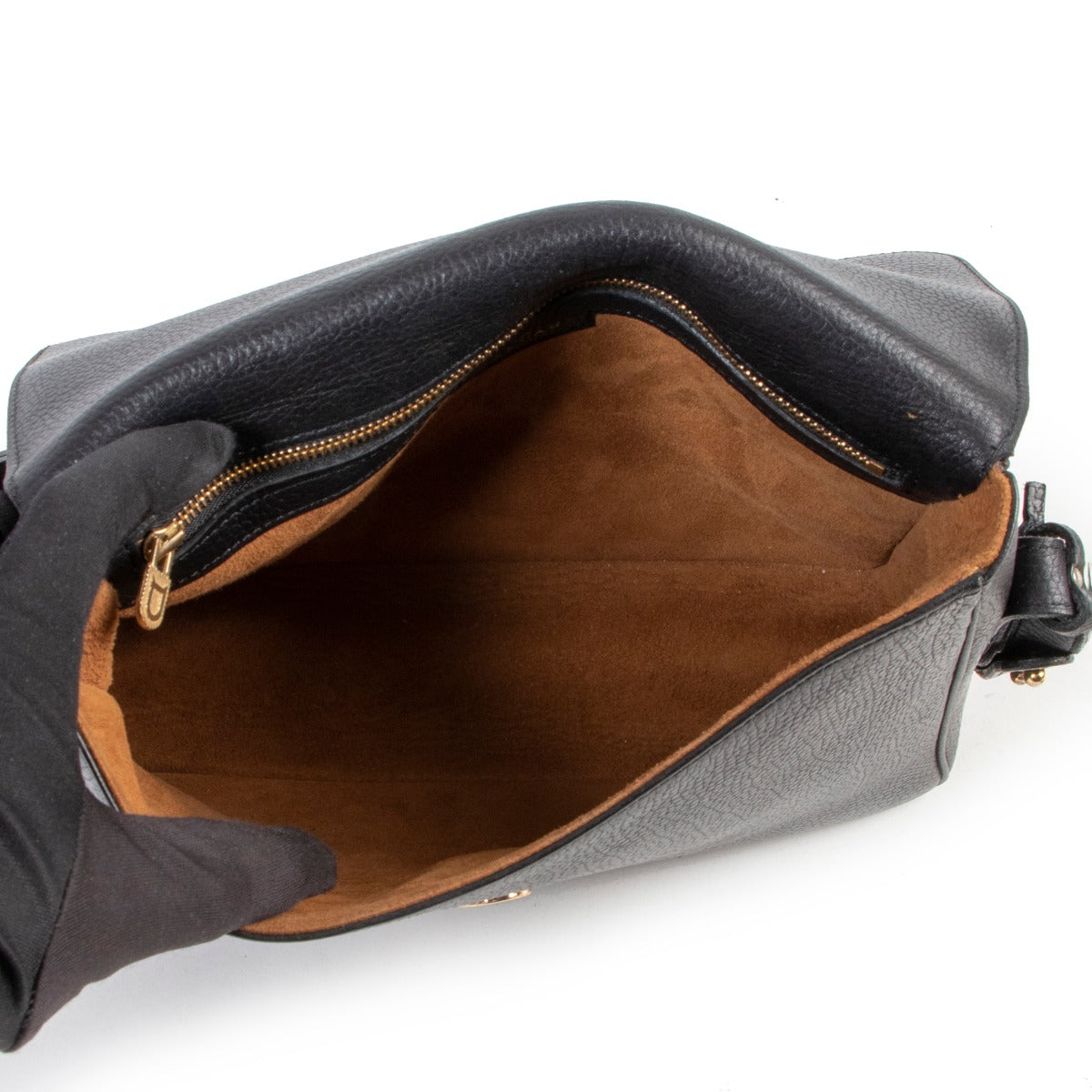 Sac bandoulière Delvaux Poirier noir