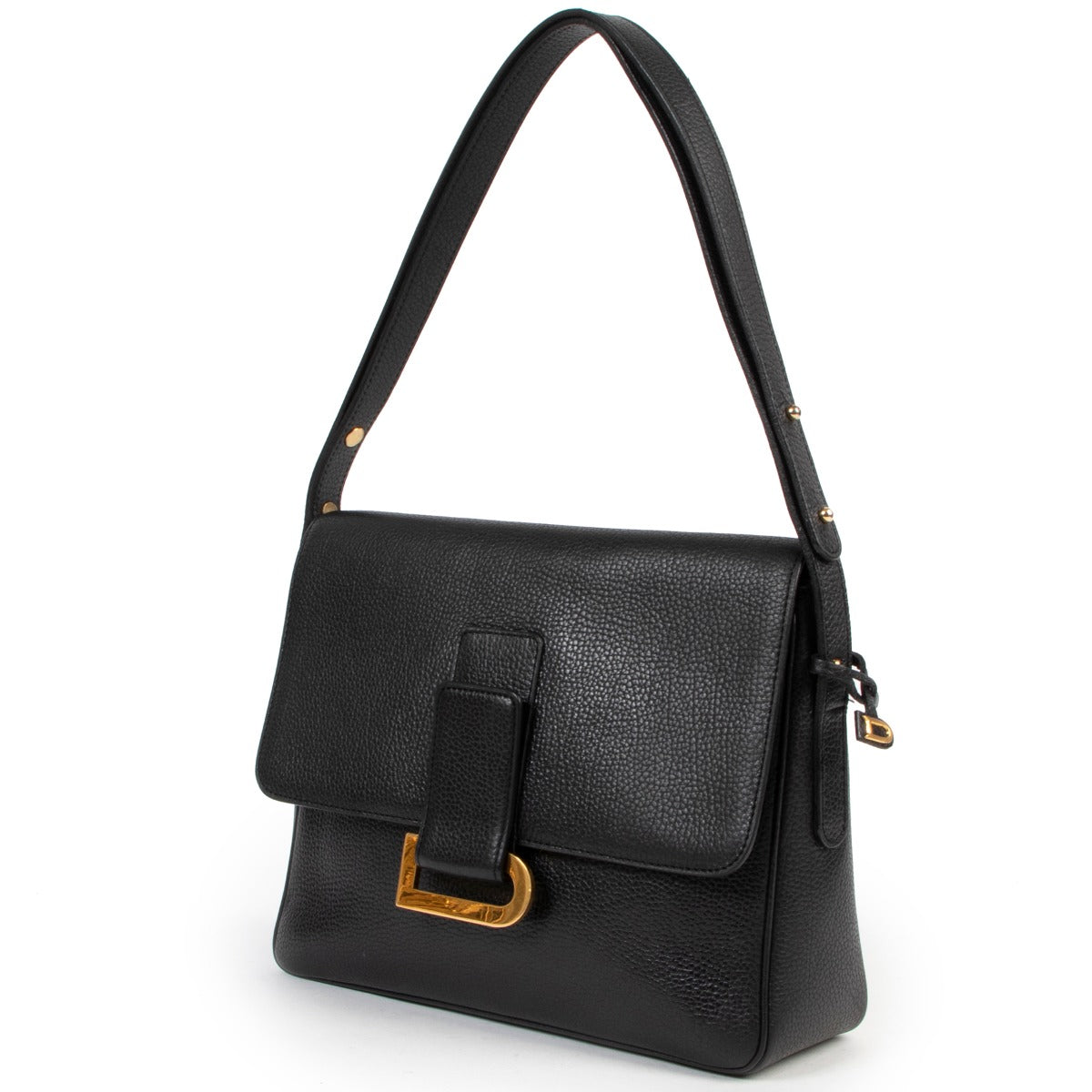 Sac bandoulière Delvaux Poirier noir