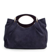 Marni Blue Suede Top Handle