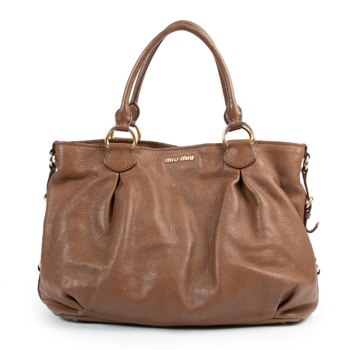 Buy in very good condition a Miu Miu Brown Top handle