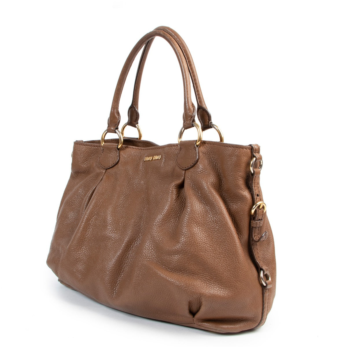 Miu Miu Brown Top handle on Labellov, Worldwide Shipping