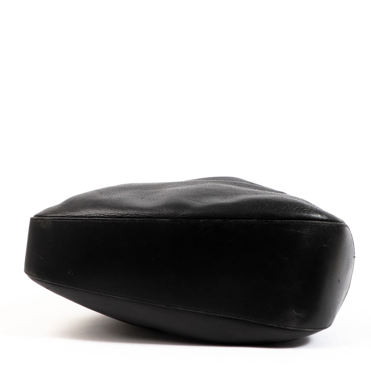Delvaux Catogan Black Leather Shoulder Bag