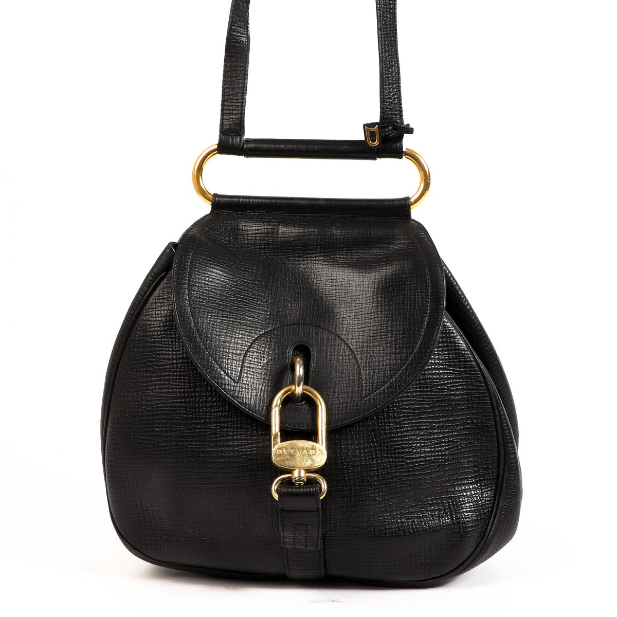 Delvaux Cerceau GM Brown Leather