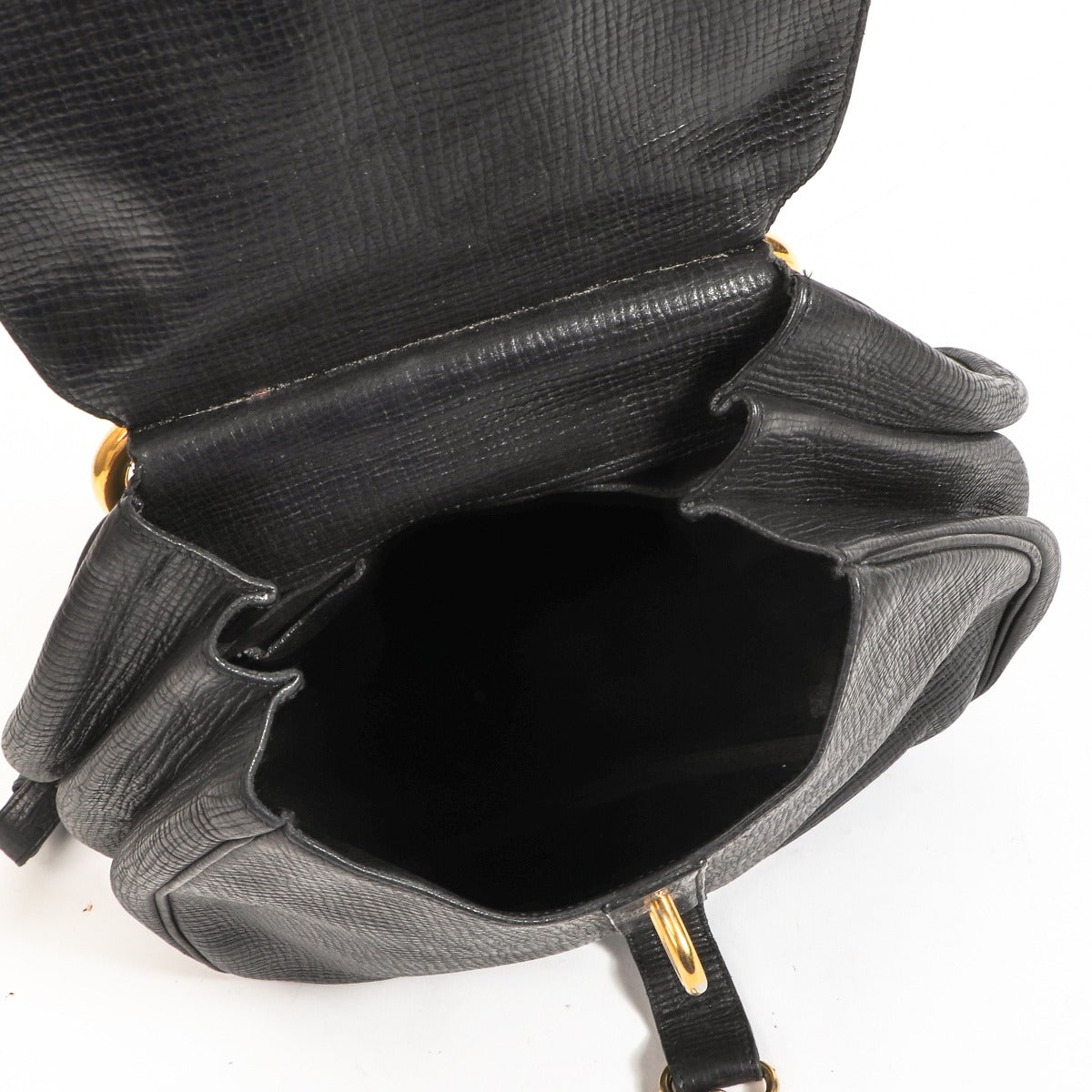 Delvaux Cerceau GM Bruine Leren Tas