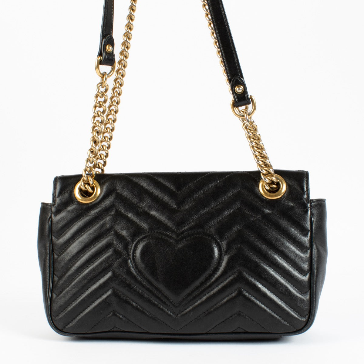 Shop 100% authentic second hand Gucci Black GG Marmont Medium Bag on Labellov.com