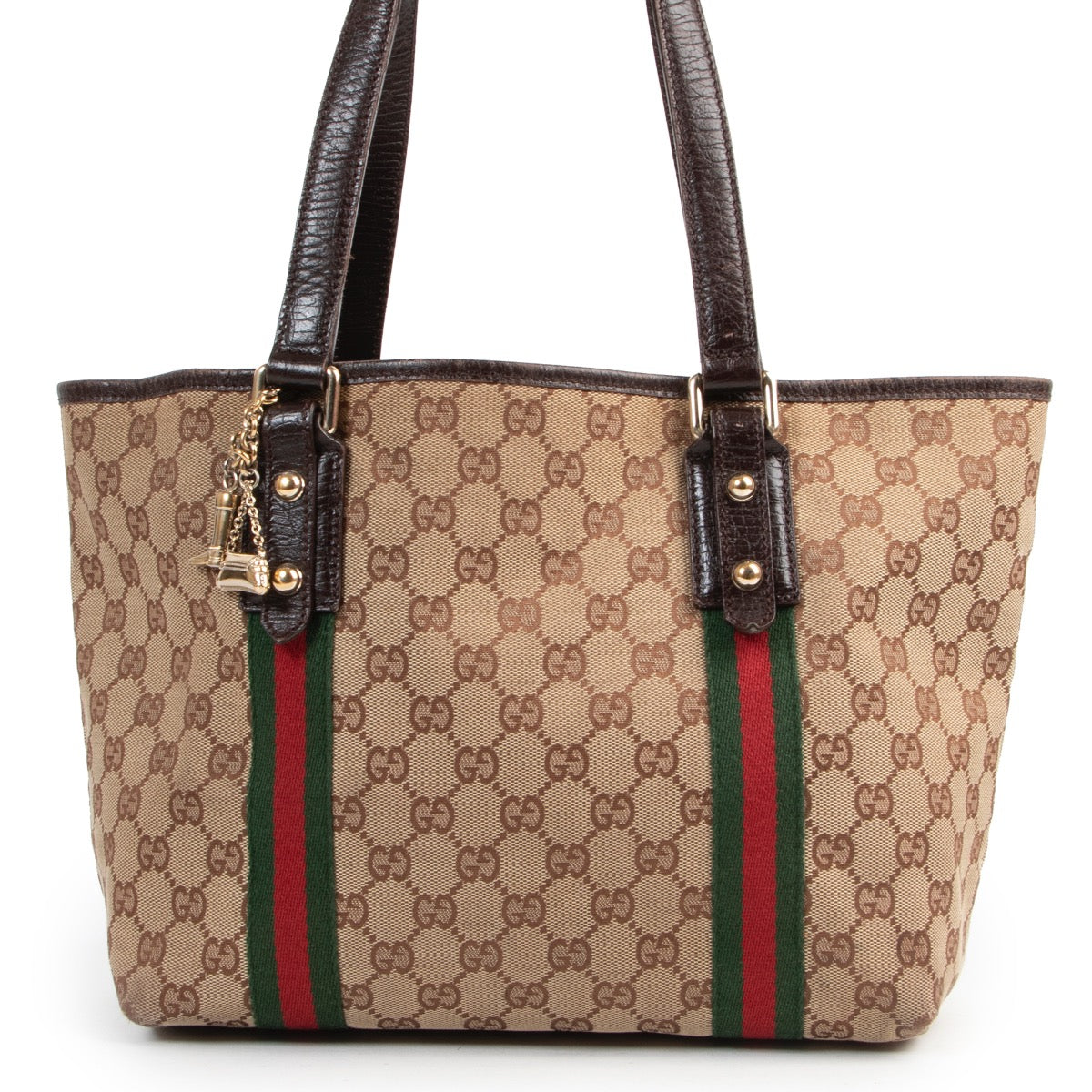 Shop safe online authentic second hand Gucci Monogram Shoulderbag at the right price.