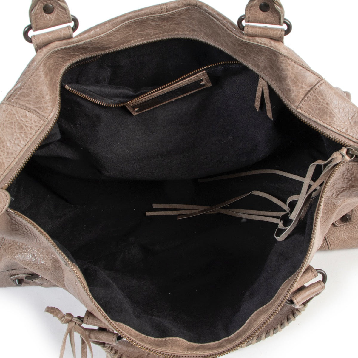 shop safe online Balenciaga Agneau Work Gris Poivre Bag