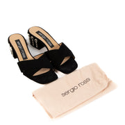 Shop authentic preloved Sergio Rossi Black Suede Heels - Size 37 on Labellov.com