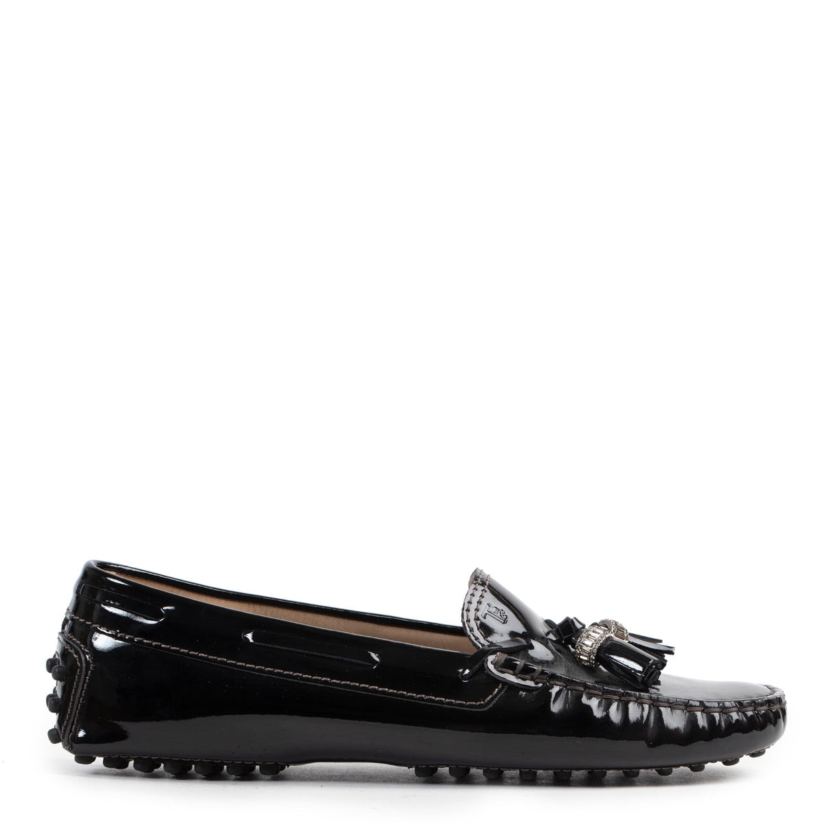 Tod's Zwarte Lakleren Instappers - Maat 37