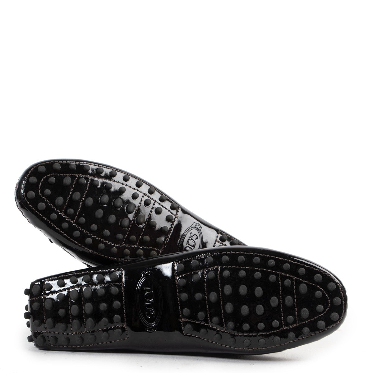 Tod's Zwarte Lakleren Instappers - Maat 37