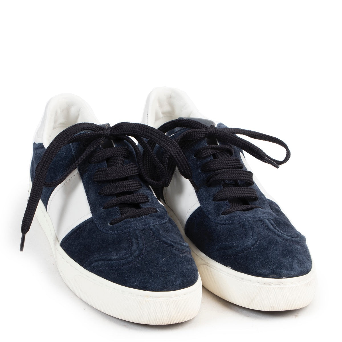 Shop safe online at Labellov.com blue suede Valentino sneaker in size 37.